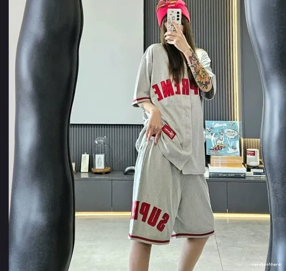 mesh BASEBALL 24SS JERSEY short sleeved MESH ULTRASUDE suede baseball 0612